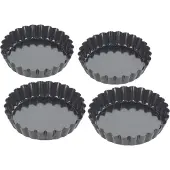 Tala Performance - Mini Taartvormen - 10 cm - Set van 4 - Losse Bodem - Non-stick - Ovenbestendig