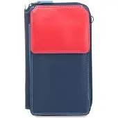 Mywalit Portemonnee 'Multi Purse' nachtblauw / royal blue/koningsblauw / lichtblauw / grijs / lichtrood
