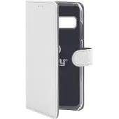 Celly Boekmodel Hoesje Samsung Galaxy S10 Plus - Wit