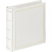 Walther design ME-138-W Monza - Memo insteekalbum - Formaat 21 x 22 cm - 200 foto's 10 x 15 cm - Wit