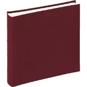 Walther design FA-371-R Classic - Classic album - Formaat 26 x 25 cm - 60 witte pagina's - Wijnrood