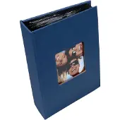 Walther design Fun - Fotoalbum insteek - 100 foto's 10x15 cm - Blauw - Linnenstructuur