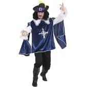 Widmann Musketier Dartagnan En Garde Blauw Kostuum Man