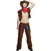 Vegaoo Sexy cowboypak voor mannen - Verkleedkleding - Medium