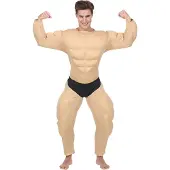 Widmann Bodybuilder kostuum Arnold gespierd