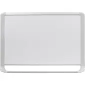 BI-Office MasterVision emaille whiteboard met lichtgrijze kader ft 90 x 60 cm