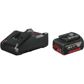 Bosch 18V 4,0 Ah GBA Accu en snellader
