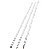 Smiffys - Essentials Make-up kwast - Wit