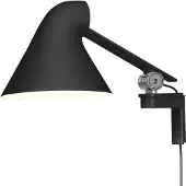 Louis Poulsen NJP wandlamp korte arm Zwart
