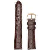 Hirsch Strap Crocograin M 12302810-1-12 (Bandbreedte: 12 mm)