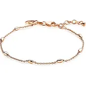 Zinzi zilveren fantasie armband rosé verguld ovaal 16,5-20cm ZIA1655R