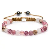 Karma Armband Spiral Pink Rose XS 83211