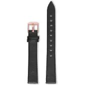 Violet Hamden Strap 12mm Midnight Black/Rosegold VH41009