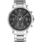 Tommy Hilfiger Analoog horloge 'Dressed Up, 1710382' grafiet / zilver