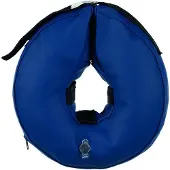 Trixie Beschermkraag Opblaasbaar Blauw - Beschermnekkraag - XS - 20-24 Cm