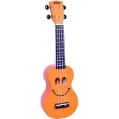 Mahalo Soprano ukelele - U-SMILE - Smiley Series - Oranje