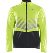 Craft Ideal Fietsjack Heren - Winddicht en waterafstotend - Geel - Maat S