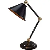 Elstead Lighting LED Tafellamp Provence Element | 1X E27 Max 60W | Black/Polished Brass
