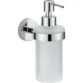 TESA Zeepdispenserset Smooz, 200 ml, navulbaar, innovatieve kleefoplossing, verchroomd