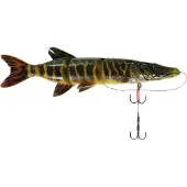 Savage Gear 4d Line Thru Pike Slow Sinking Swimbait 110g 250 Mm Groen,Oranje