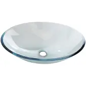 Sapho Mendoza glazen waskom 52x37,5x13,5cm transparant