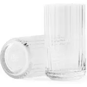 Lyngby Porcelæn Lyngby vaas glas transparant 12 cm.