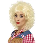 Smiffys Leuke blonde pruik Rodeo Doll Aafke