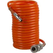 Ferm ATA1026 Spiraalslang + Koppelingen - 5m