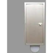 Etsero Brush-up inbouw toiletborstel RVS geborsteld