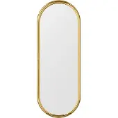 AYTM Spiegel Angui, goudkleurig, hoogte 78 cm, glas, staal Angui, messing / goud, metaal, Design