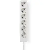 Nedis Stekkerdoos met randaarde, 16 A, 6-wegs, 3m