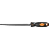 Neo Tools Metaalvijl 200mm Driehoek Grofte 2 T12 Staal TPR Gecoat