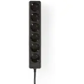 Nedis Stekkerdoos met randaarde, 16 A, 6-wegs, 1.5m