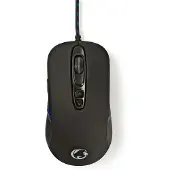 Nedis Gaming XYAWUL bedrade USB muis met 8 knoppen - 800-4000 DPI / zwart - 1,5 meter