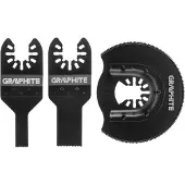 Graphite Zaagbladset voor metaal, 3 st. (56H072)