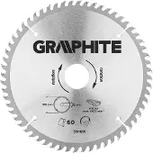 Graphite Cirkelzaagblad 185 mm, 60 tands, Hout