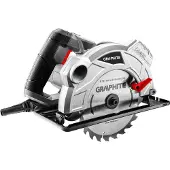 Graphite 1500-watt cirkelzaag, zaagblad van 185 x 20 mm