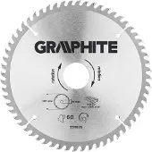 Graphite Graphit-Kreissägeblatt 180x30mm, 60 Zähne - 55H605