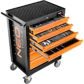 Neo Tools Neo Gereedschapswagen 7 lades metaal, gevuld 129-delig - 6480470
