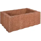 Gardenlux 2 stuks! Ridgeflor groot bruin 60x40x25 cm