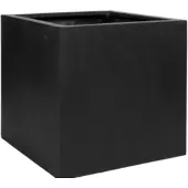 Pottery Pots Bloempot Natural Block XL Black 60 x 60 x 60 cm
