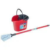 Klein dweilmop en emmer mini
