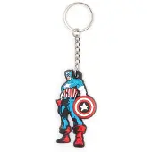 Marvel Captain America - Rubberen sleutelhanger - Superhelden merchandise strips
