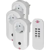 Brennenstuhl RC CE1 3001 1507040 Stopcontactset Draadloos 4-delig Binnen 1000 W