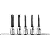Facom set van 5 schroevendraaierdoppen met meervoudige vertanding xzn 1/2" - SV.J5