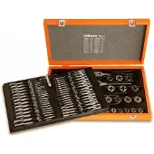 Beta 446/C110 Tappen- en snijplatenset | Metrisch | Houten kist - 004460060