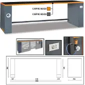 Beta 2.8-m-lange werkbank, voor werkplaatscombinaties C55PRO BG/2,8 - 055000283