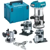 Makita DRT50RTJX3 | LXT accu bovenfrees/kantenfrees 18V in Mbox (2x 5.0Ah accu + lader) - DRT50RTJX3