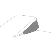 Kayori Split Topper Hoeslaken Shizu Wit (Percal)-160 x 200 cm
