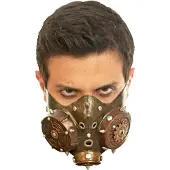 Ghoulish Volwassen Steampunk halfmasker